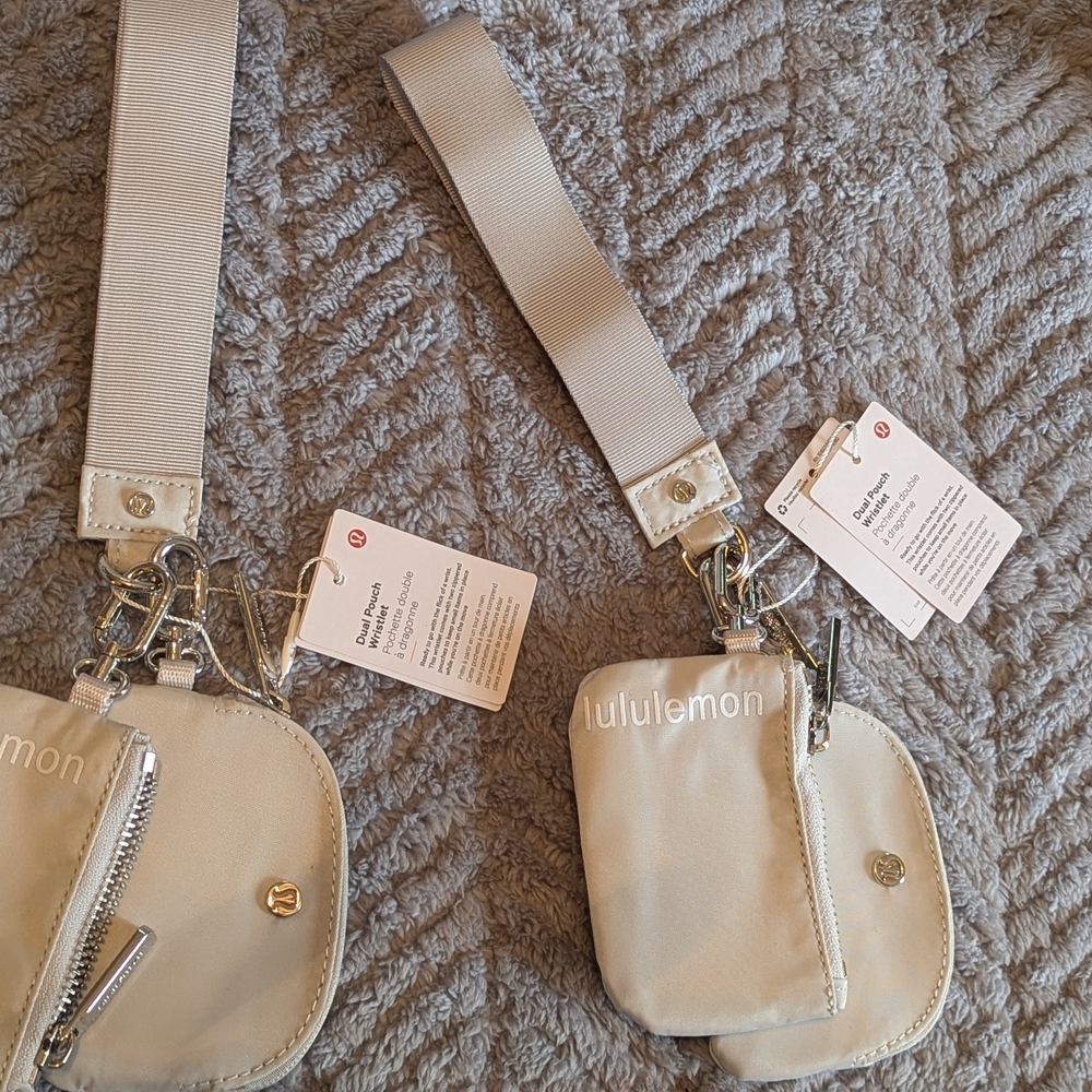 Lululemon Grey  Key & Card Holders